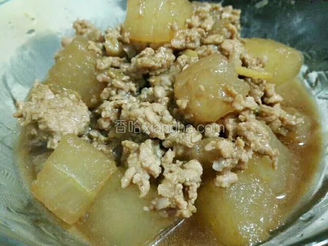红烧冬瓜肉末