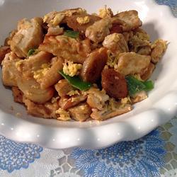 豆腐炒蟹棒的做法[图]