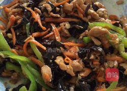 猪肉炒三丝的做法图解4