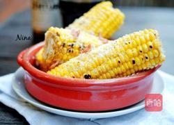 黄油烤甜玉米的做法图解4