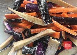 茄子胡萝卜的做法图解2