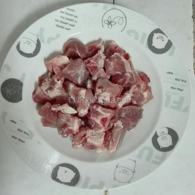 肋骨一条洗净去血水
