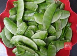 莓豆角炒肉片的做法图解2