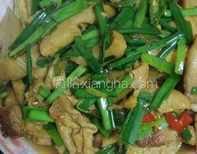 素面筋炒五花肉