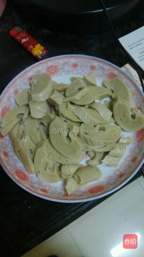 素面筋炒五花肉