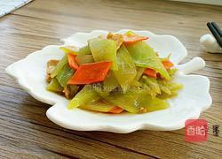 肉片炒莴笋的做法图解5