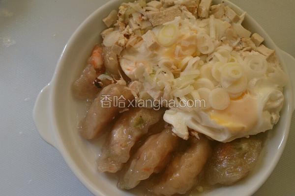 葱豆腐虾蛋（搭“四季黄金虾饺”）