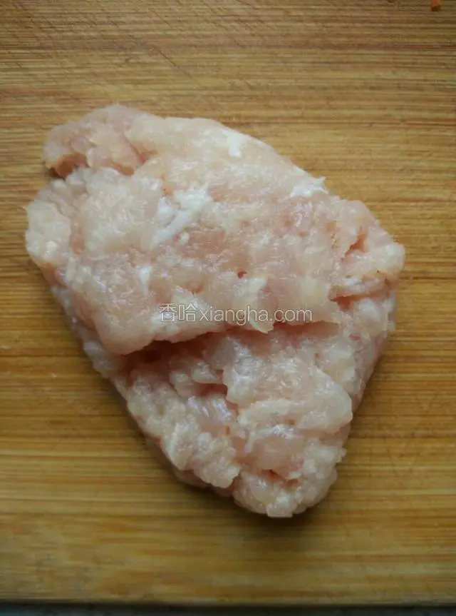 瘦肉剁成肉末