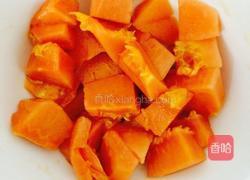 木瓜椰汁西米露的做法图解2