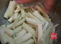 香酥茄条的做法图解2