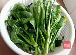 蒜蓉菜心肉片的做法图解4