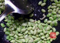 肉丝烩毛豆的做法图解3