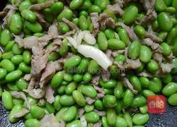 肉丝烩毛豆的做法图解6