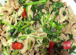 香炒金针肥羊卷的做法图解7