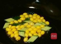 银杏炒虾仁的做法图解8