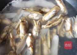 双椒辣蛏子的做法图解2