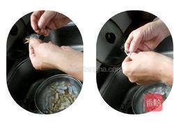 双椒辣蛏子的做法图解3