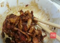 蒜台炒肉的做法图解2