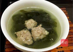 螺旋藻肉丸汤的做法图解8