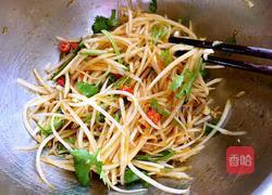 香菜拌萝卜丝的做法图解6