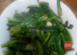 蒜炒油麦的做法图解4