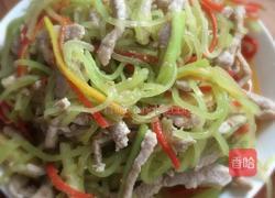 莴笋炒肉丝的做法图解5
