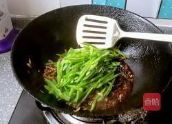 豆角炒肉丝的做法图解4