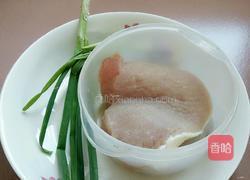 香葱肉片的做法图解1