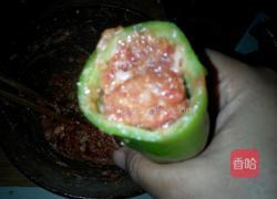 肉酿尖椒的做法图解5