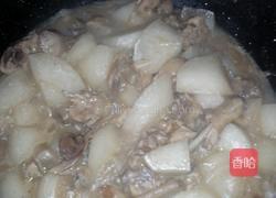 萝卜焖鸡的做法图解4