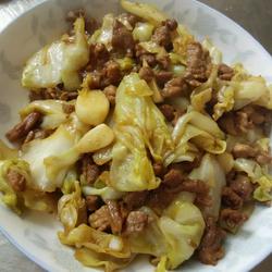包菜炒肉丝的做法[图]