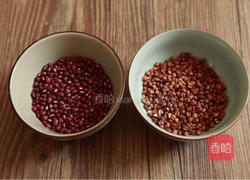 红豆薏仁牛奶粥的做法图解1