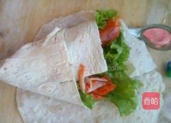 鸡柳烤肠饼的做法图解9