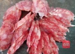 西芹炒腊肠的做法图解2