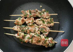 居家串煎鸡肉片的做法图解8