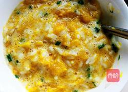 南瓜鸡蛋米汉堡的做法图解4