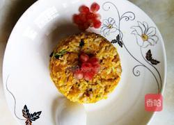 南瓜鸡蛋米汉堡的做法图解6