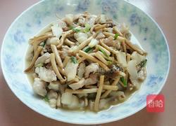 茶树菇炒肉的做法图解9