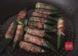 香煎秋葵的做法图解5