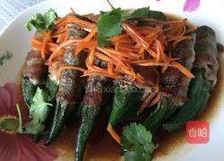 香煎秋葵的做法图解8