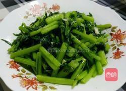 椒香茼蒿豆腐的做法图解5
