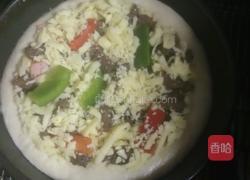 韩国烤肉披萨的做法图解5