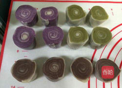 四色蛋黄酥的做法图解20