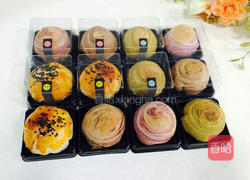 四色蛋黄酥的做法图解25