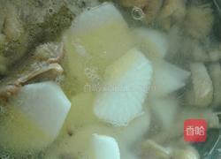 鸡汤炖萝卜的做法图解9