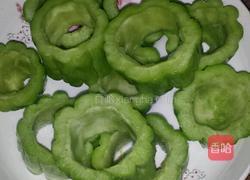 蒸酿苦瓜的做法图解3