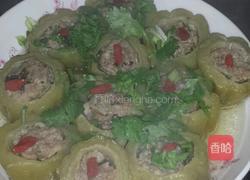 蒸酿苦瓜的做法图解6