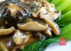香菇扒油菜的做法图解12