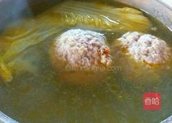 清炖蟹粉狮子头的做法图解15