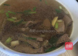 猪肝汤的做法图解6